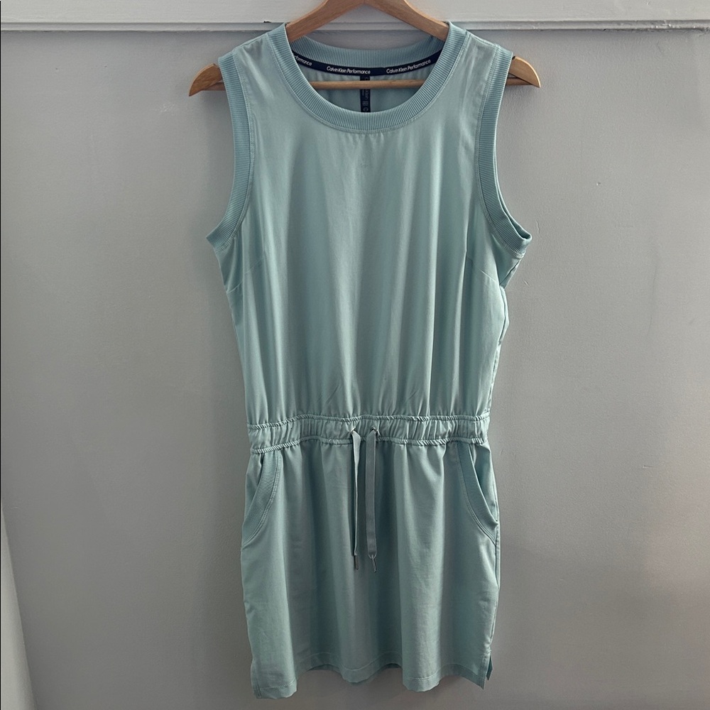 Calvin Klein Women's Light Blue Mini Dress